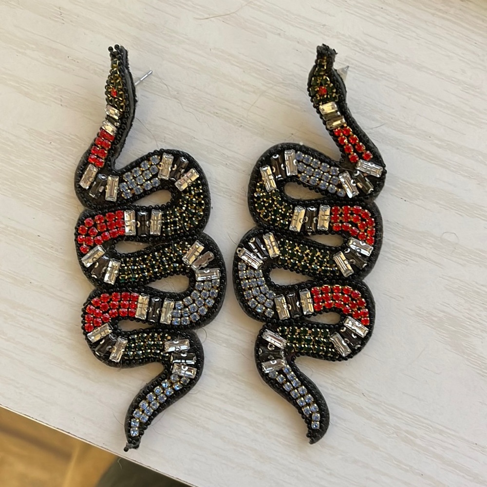 Boutique snake earrings